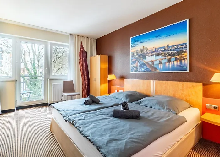 Naehe Frankfurt Messe Mit Netflix Und Balkon